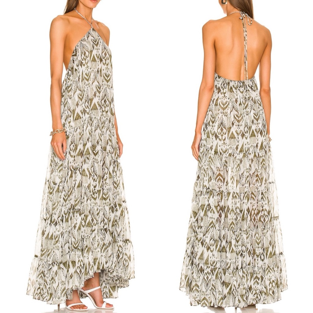 NWT - MISA Los Angeles Andromeda Dress in Spring Ikat